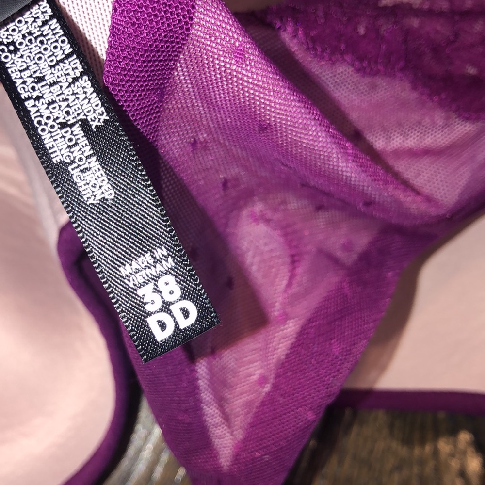 TORRID purple lacey bra size 38DD - Picture 4 of 4